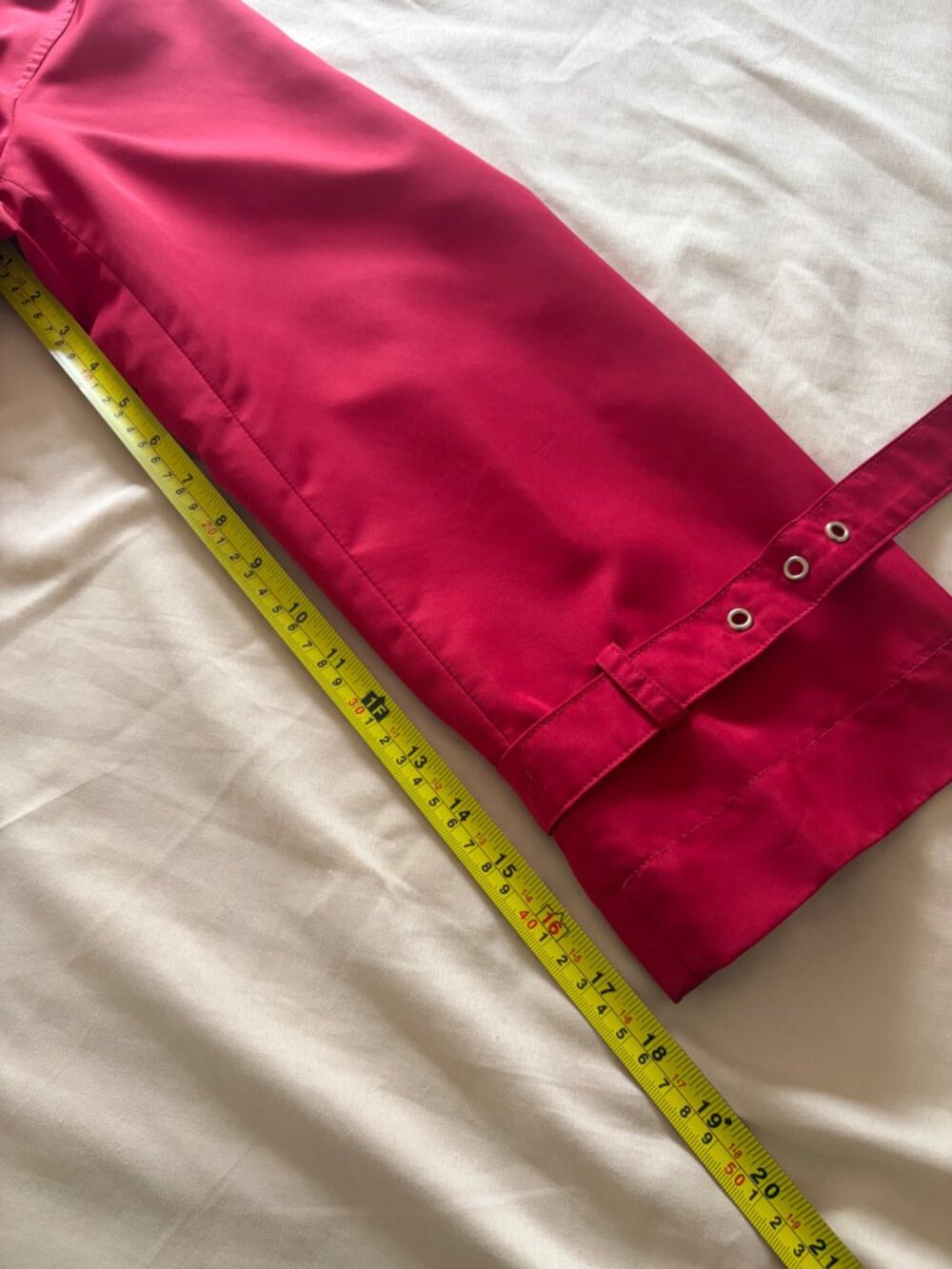 Zara Basic Red Hooded Layered Anorak Jacket XL - Picture 11 of 14